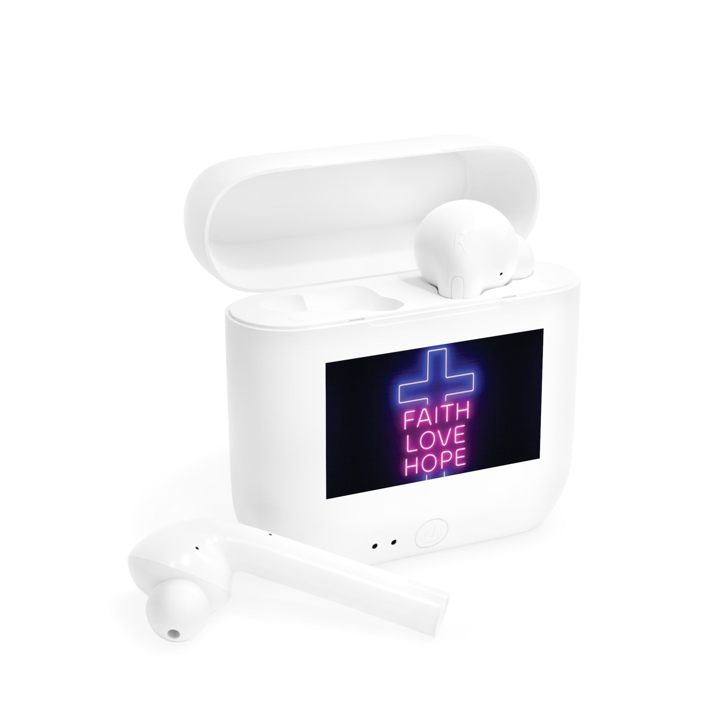 Wireless Earbuds - Faith Love Hope Design