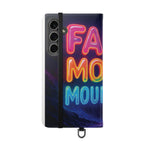 Vibrant Faith Flip Cases with Neon Design, Perfect for Gifts, Inspirational Phone Cover, Trendy Accessory, Motivational Quote Case