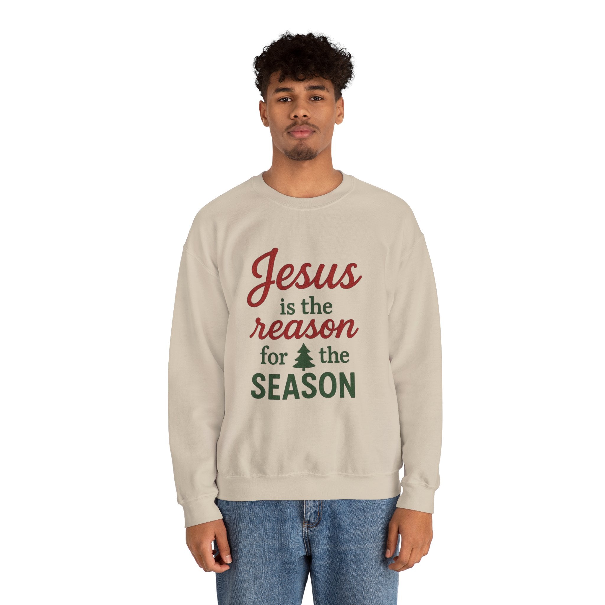 Jesus Is the Reason for the Season Crewneck Sweatshirt