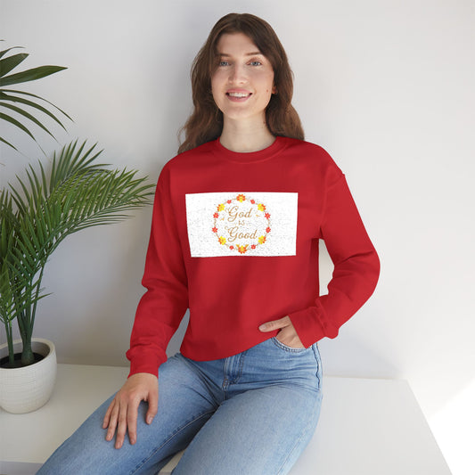 Floral God Is Good Sweatshirt