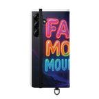 Vibrant Faith Flip Cases with Neon Design, Perfect for Gifts, Inspirational Phone Cover, Trendy Accessory, Motivational Quote Case