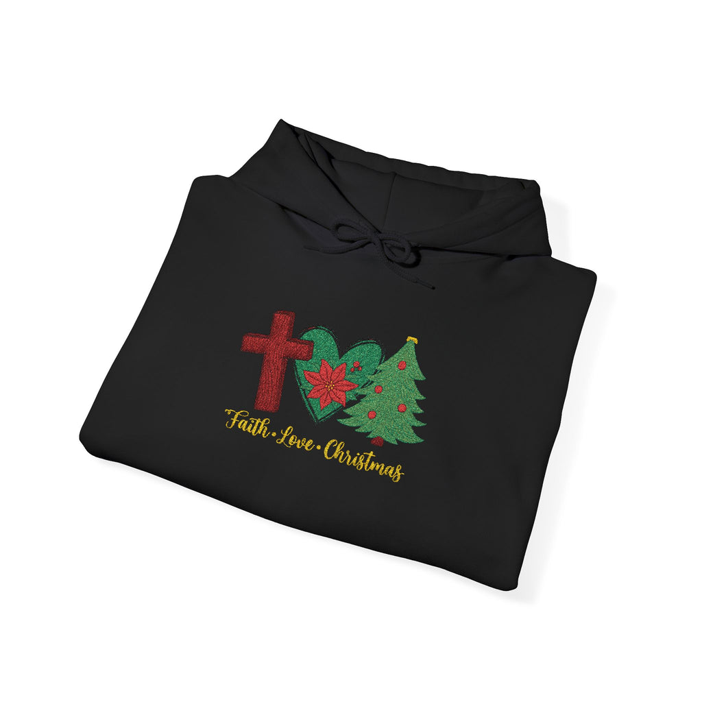Faith Love Christmas Hoodie — Faith Love Christmas Holiday Sweatshirt
