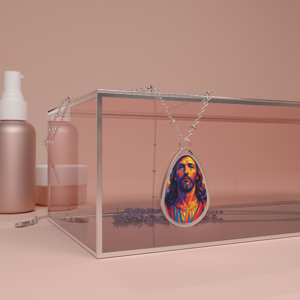 Necklace Jesus Oval