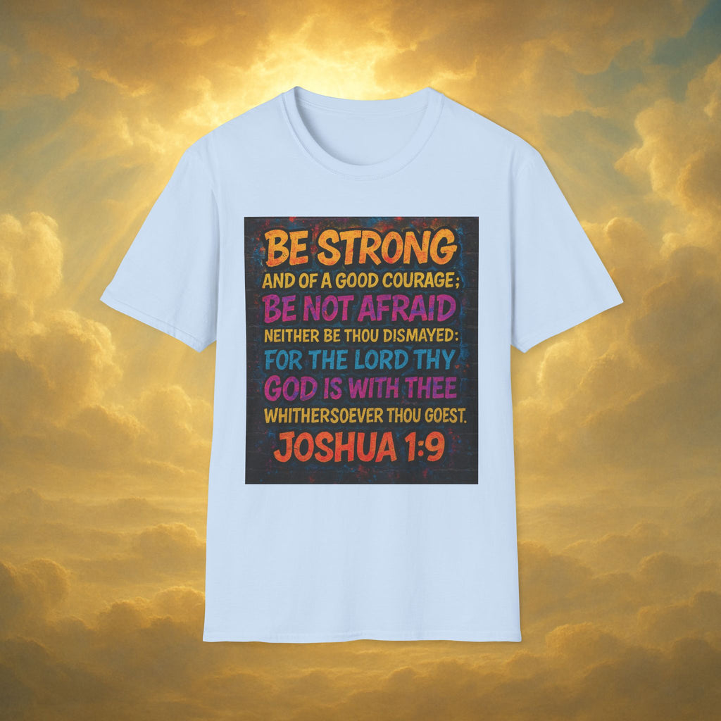 Bible Verse Softstyle T-Shirt Joshua 1:9