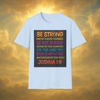 Bible Verse Softstyle T-Shirt Joshua 1:9