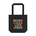 Tote Bag - 'Never Alone with Jesus' Design