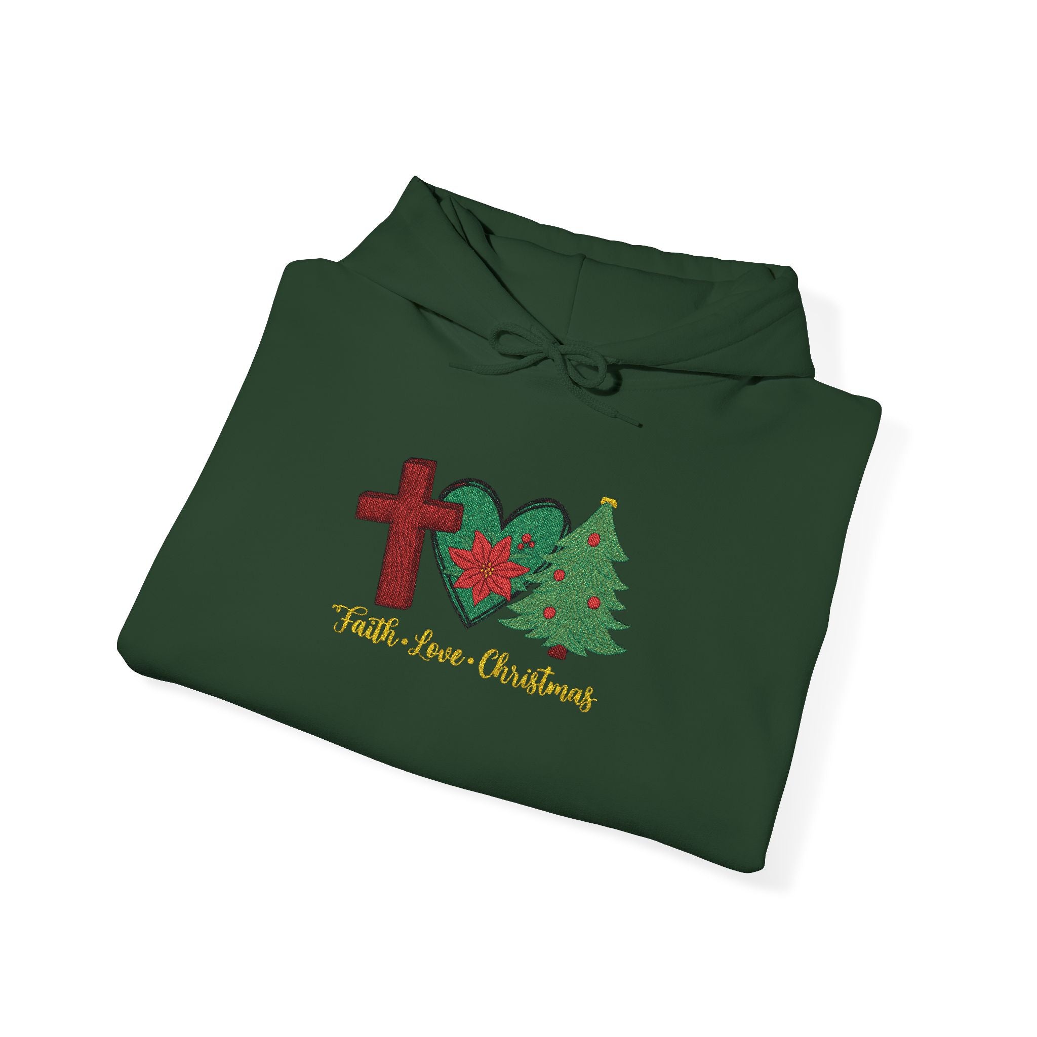 Faith Love Christmas Hoodie — Faith Love Christmas Holiday Sweatshirt
