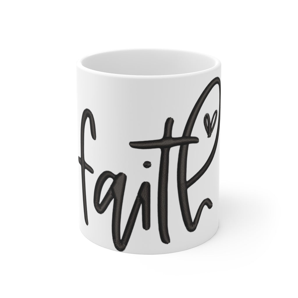 Faith-Inspired 11oz Mug, Inspirational Coffee Cup, Gift for Her, Motivational Quote Mug, Spiritual Drinkware, Unique Tea Mug