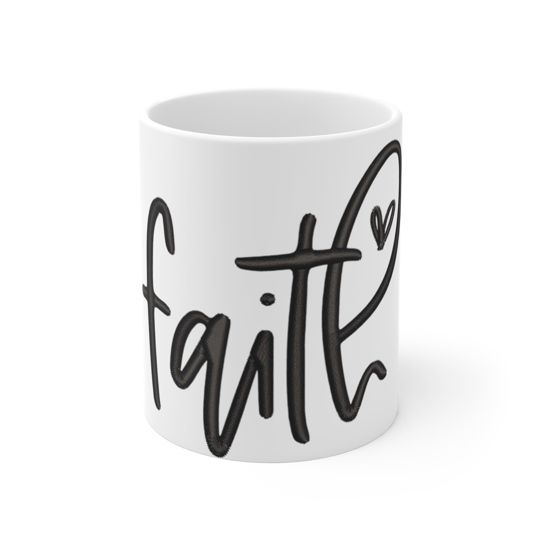 Faith-Inspired 11oz Mug, Inspirational Coffee Cup, Gift for Her, Motivational Quote Mug, Spiritual Drinkware, Unique Tea Mug