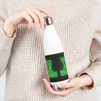 Motivational Insulated Water Bottle with Neon Design, Inspirational Gift, Fitness Companion, Positive Vibes, Eco-Friendly Hydration