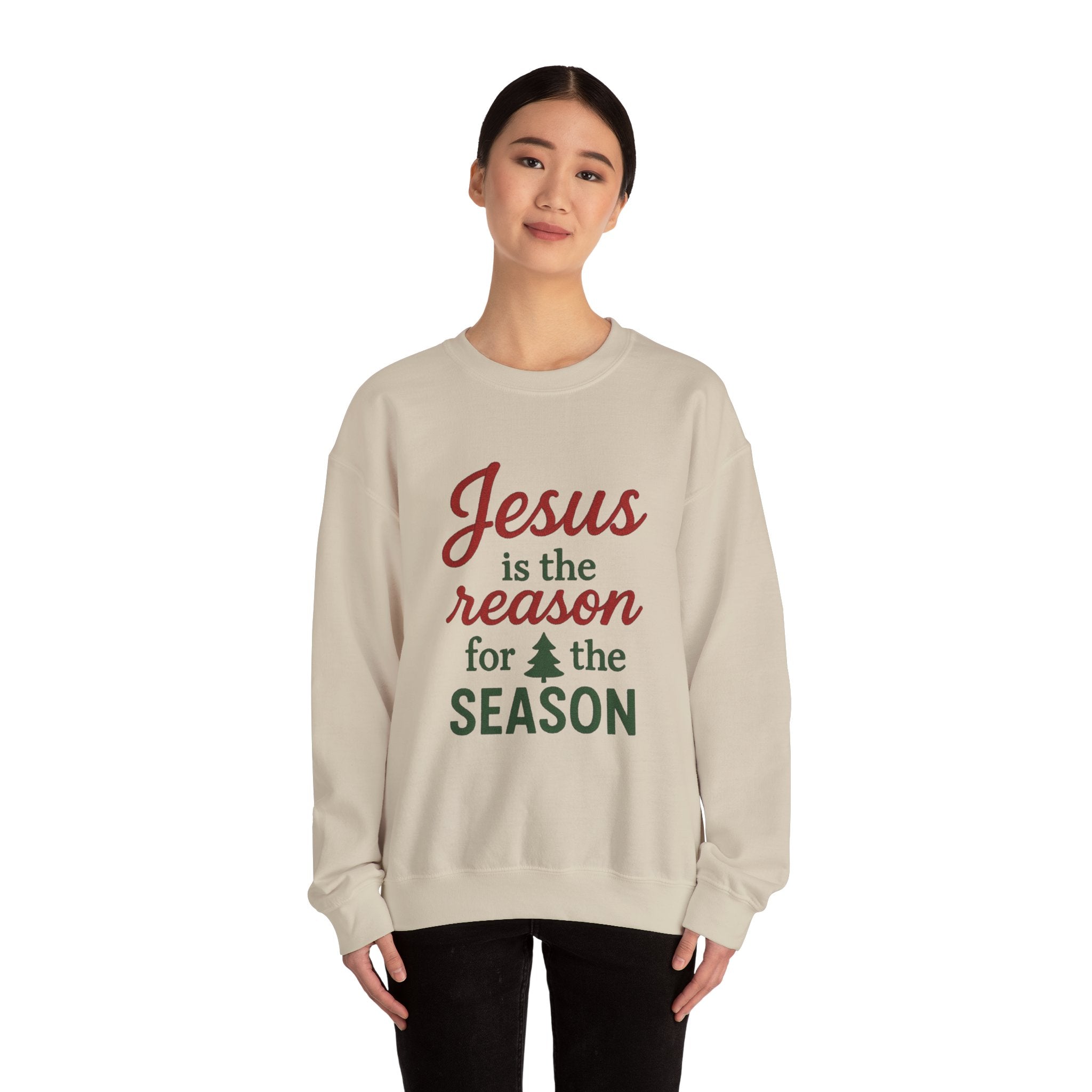 Jesus Is the Reason for the Season Crewneck Sweatshirt