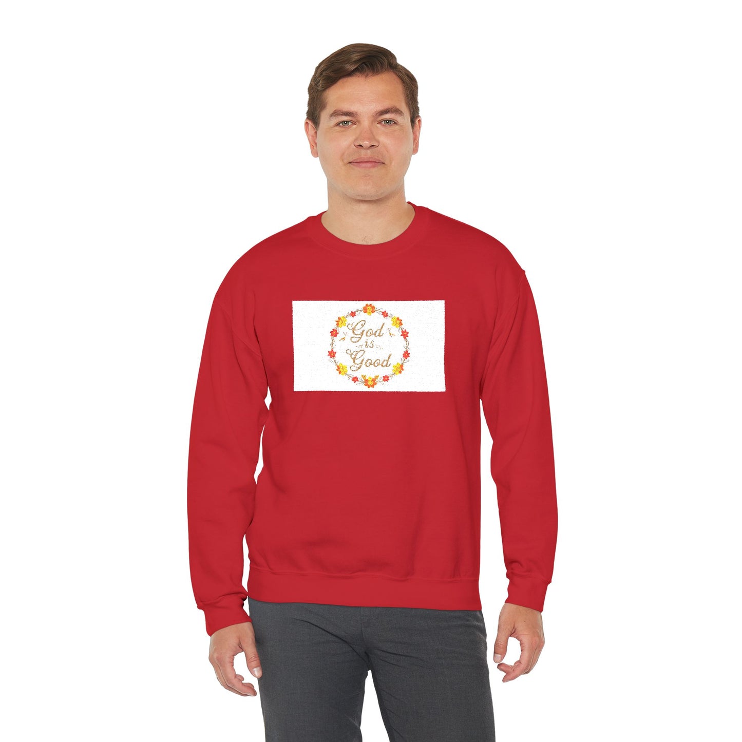 Floral God Is Good Sweatshirt