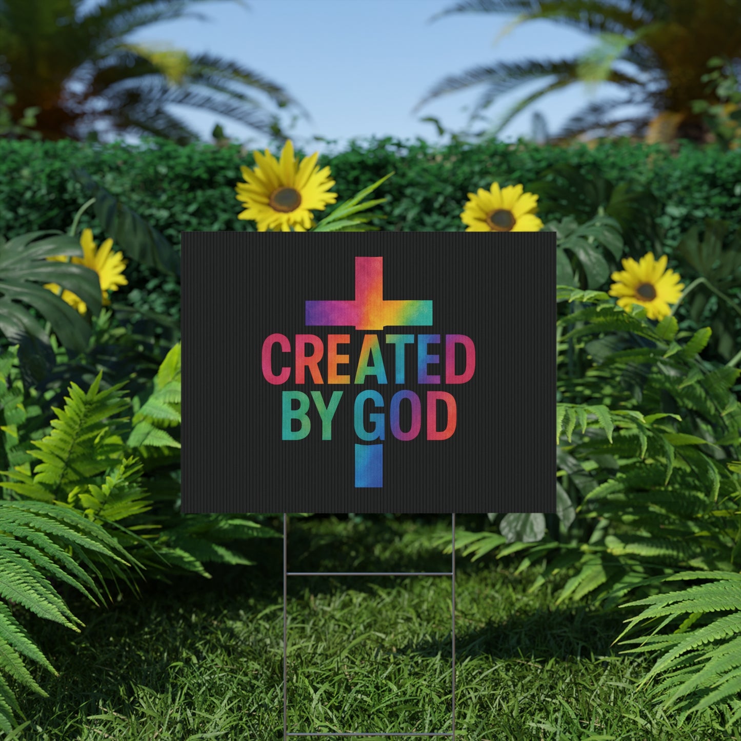 Plastic Yard Sign