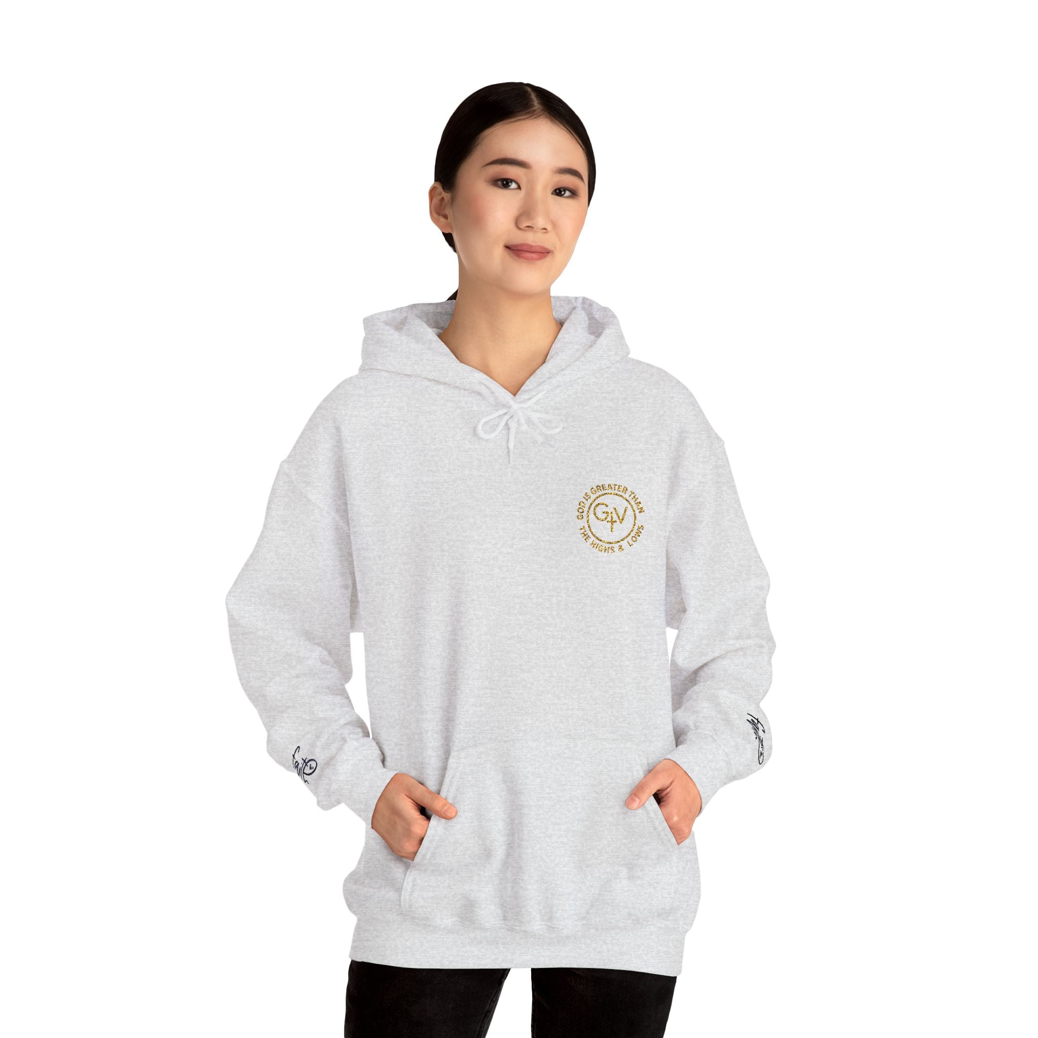 God Is Greater Than The Highs And Lows Hoodie — Inspirational Christian Sweatshirt
