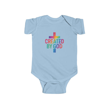 "Created by God "  Infant Bodysuit