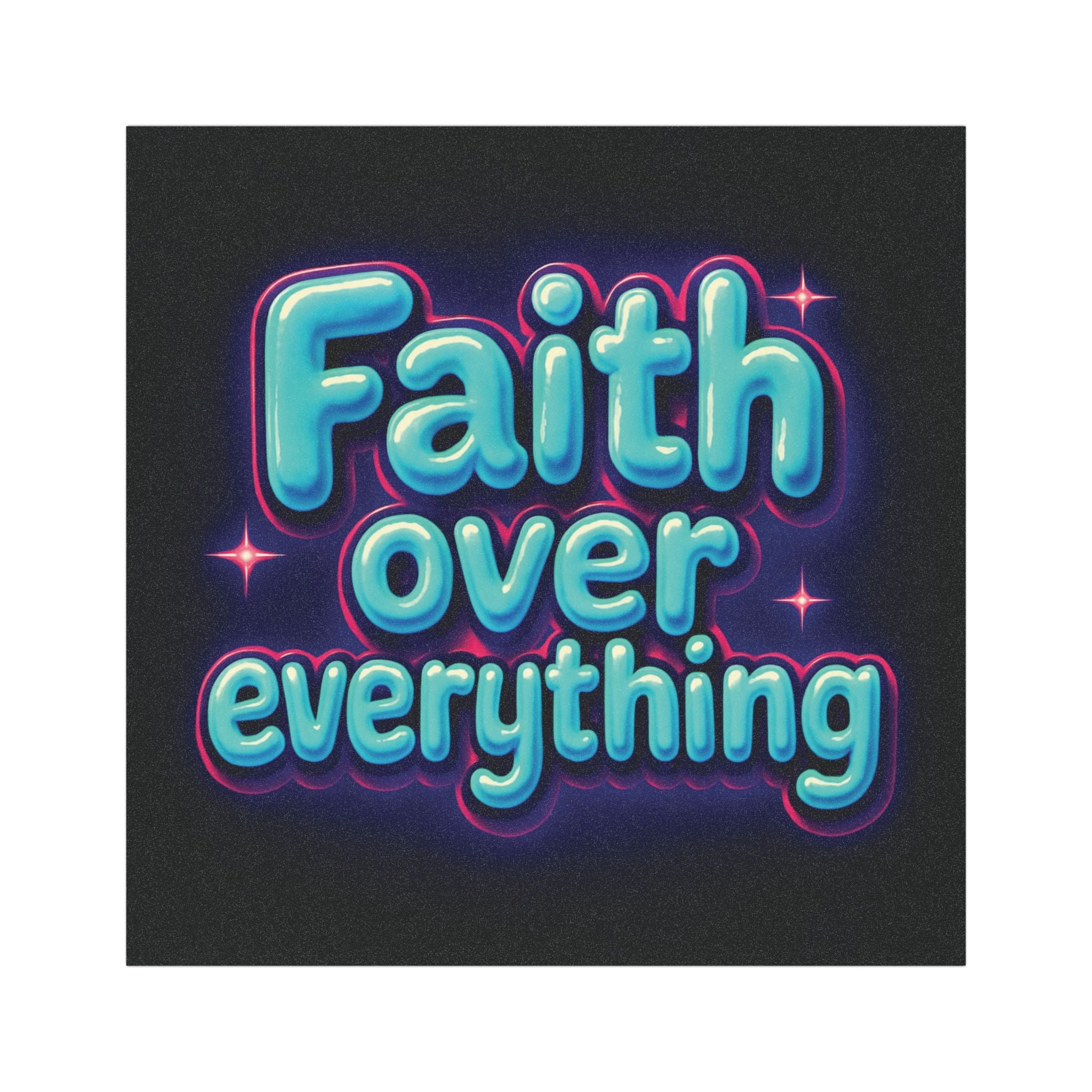 Magnet - Faith Over Everything Car Magnet