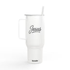 Stylish "Jesus" Insulated Tumbler - 40oz Engraved Drinkware, Perfect for Hot & Cold Beverages, Gift for Coffee Lovers, Jesus Design
