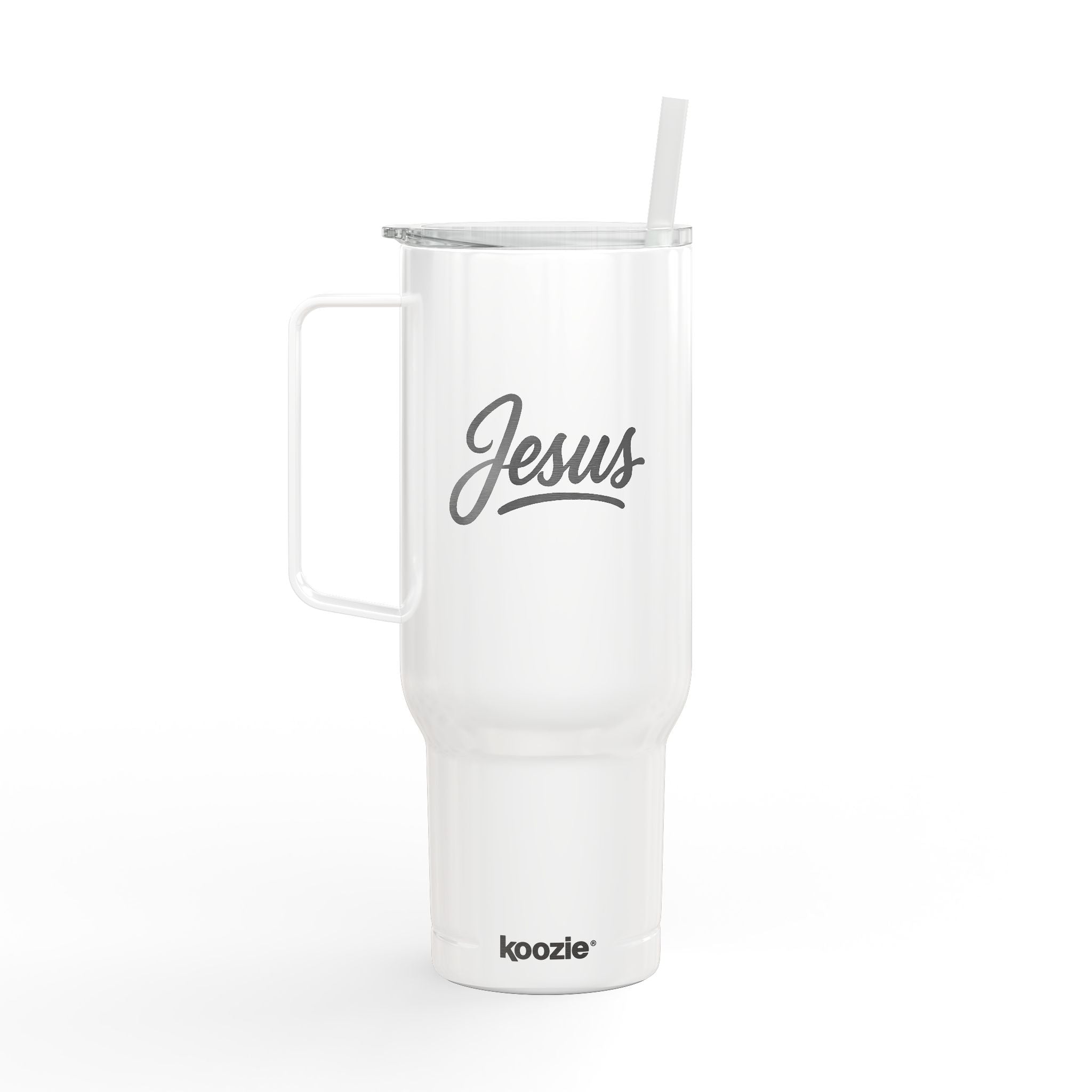 Stylish "Jesus" Insulated Tumbler - 40oz Engraved Drinkware, Perfect for Hot & Cold Beverages, Gift for Coffee Lovers, Jesus Design