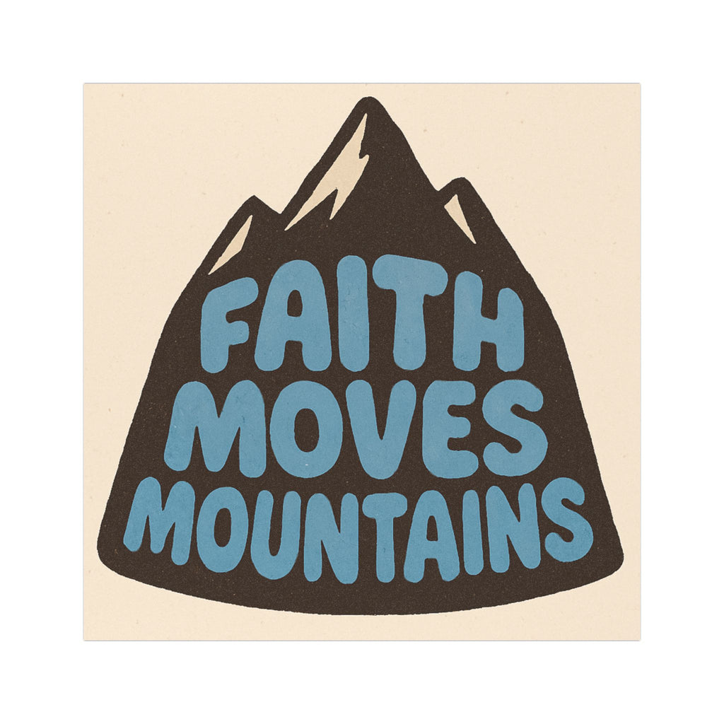 Car Magnets - Faith Moves Mountains
