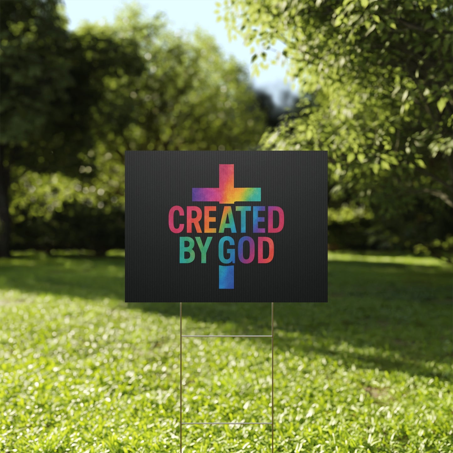 Plastic Yard Sign