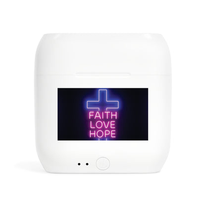 Wireless Earbuds - Faith Love Hope Design