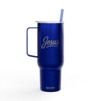Stylish "Jesus" Insulated Tumbler - 40oz Engraved Drinkware, Perfect for Hot & Cold Beverages, Gift for Coffee Lovers, Jesus Design
