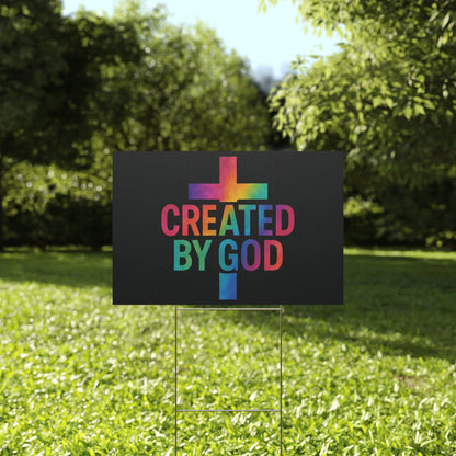 Plastic Yard Sign