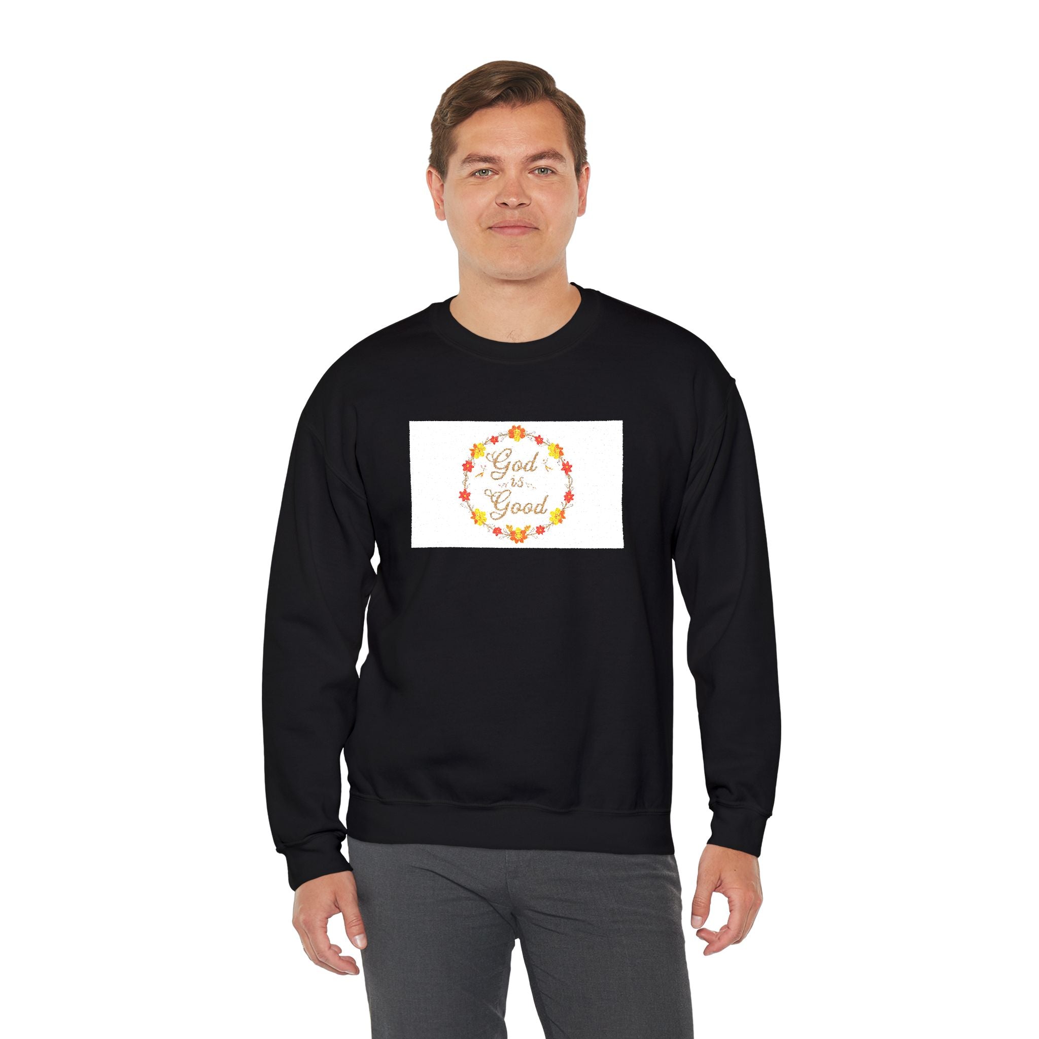 Floral God Is Good Sweatshirt