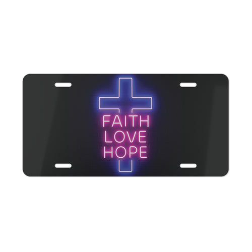 License Plate Decor