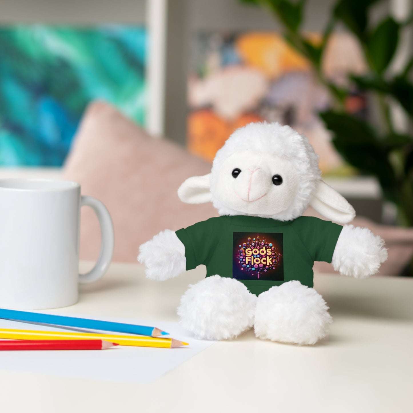 Stuffed Animal Sheep "Gods Flock"