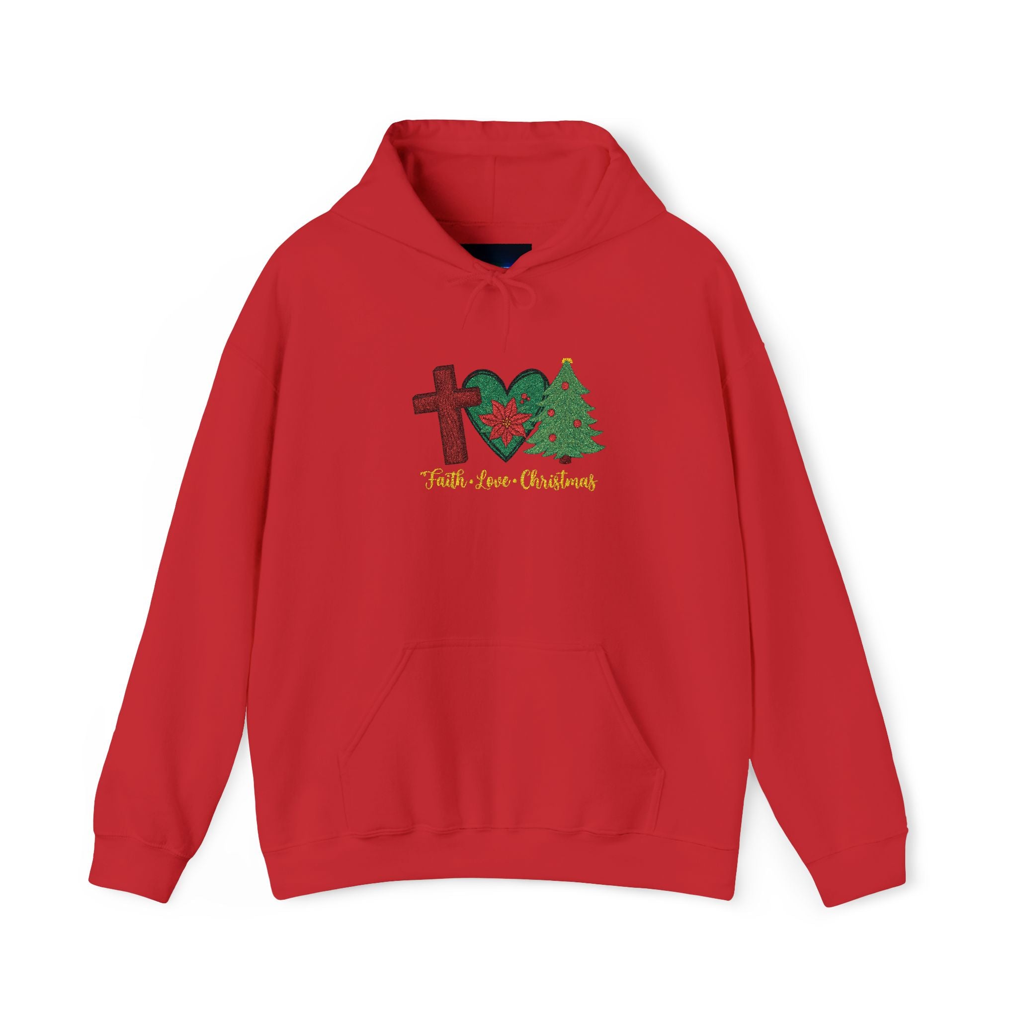 Faith Love Christmas Hoodie — Faith Love Christmas Holiday Sweatshirt