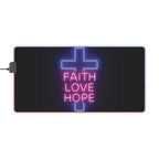 Mouse Pad - Faith Love Hope Design