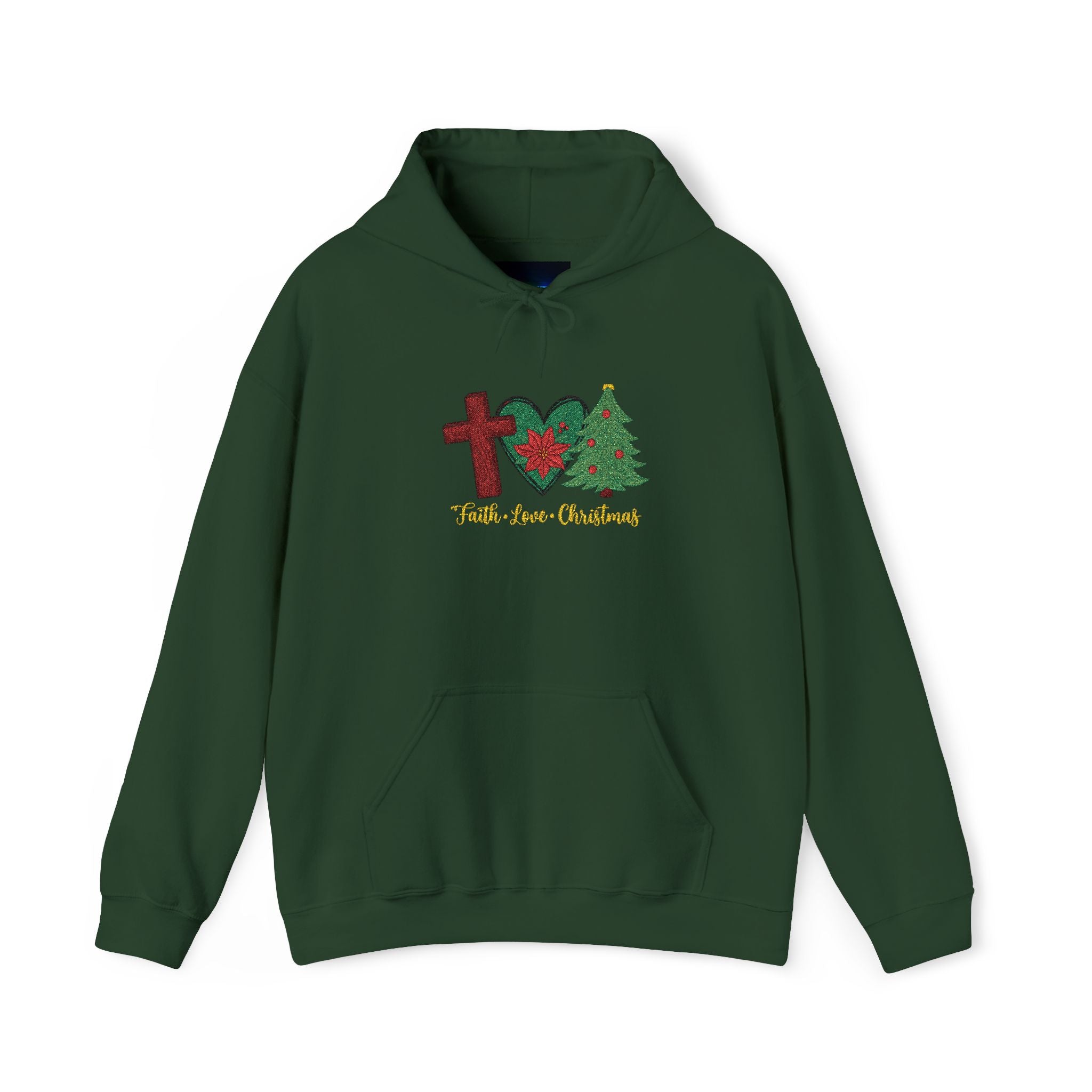 Faith Love Christmas Hoodie — Faith Love Christmas Holiday Sweatshirt
