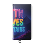 Vibrant Faith Flip Cases with Neon Design, Perfect for Gifts, Inspirational Phone Cover, Trendy Accessory, Motivational Quote Case
