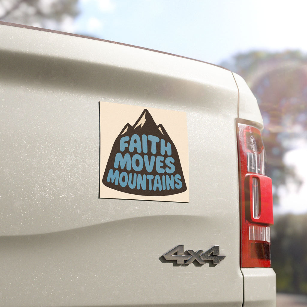 Car Magnets - Faith Moves Mountains