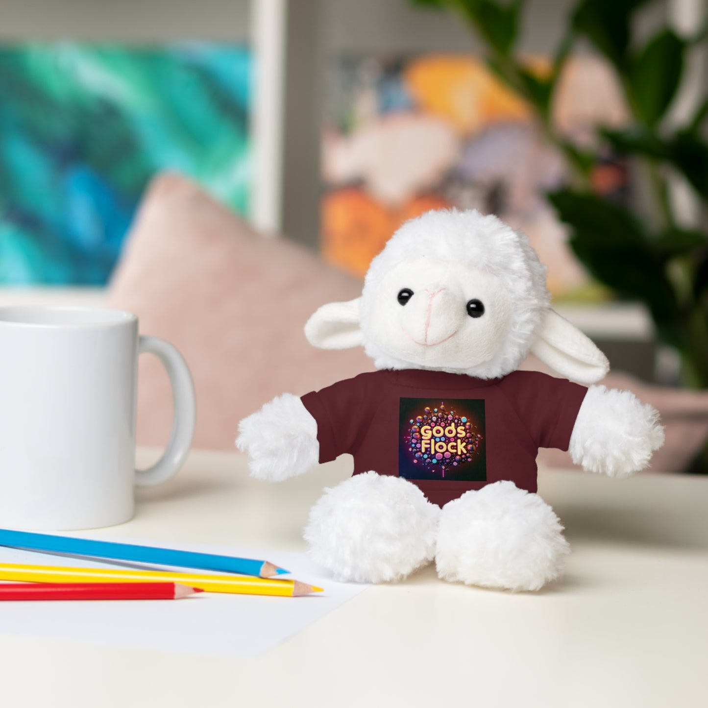 Stuffed Animal Sheep "Gods Flock"
