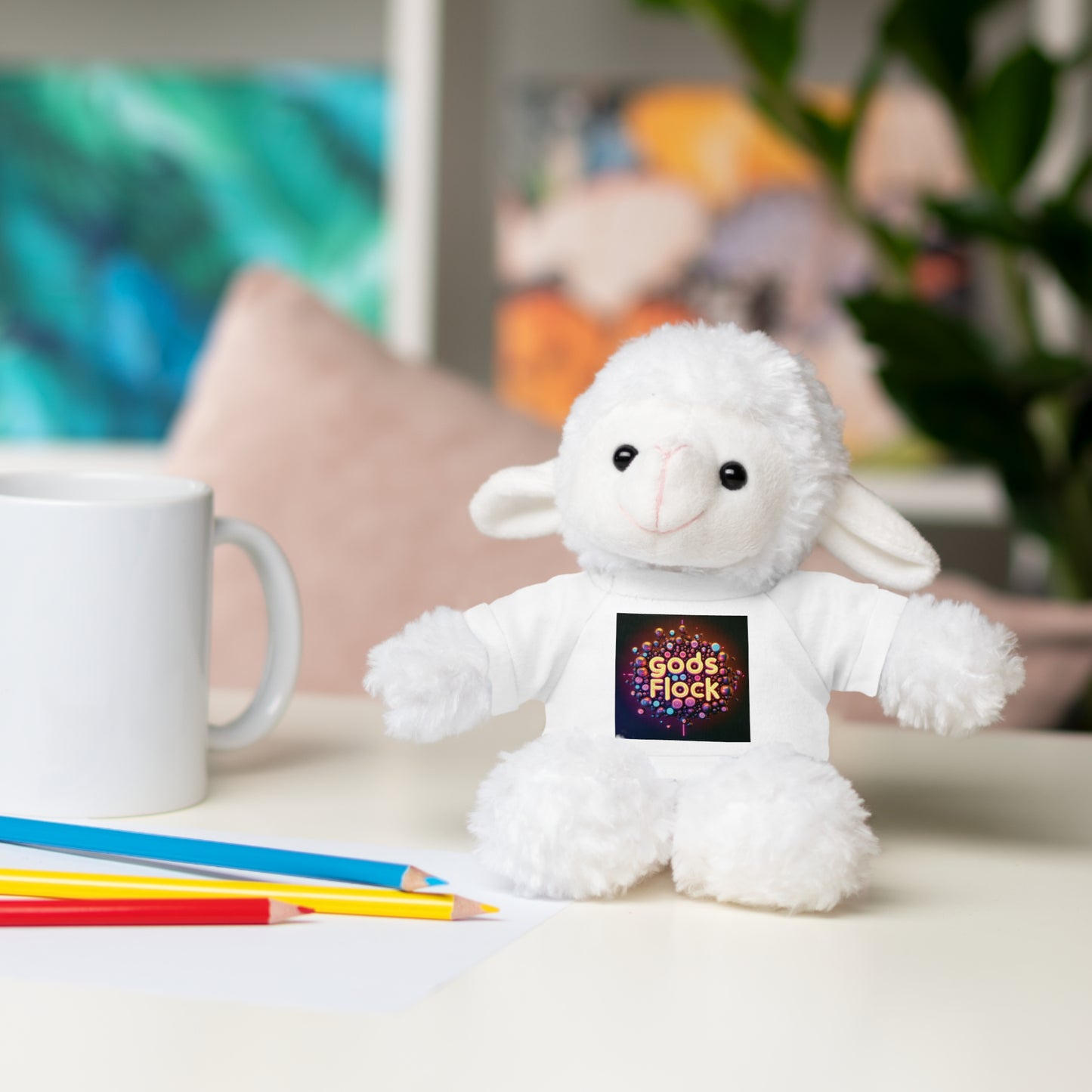 Stuffed Animal Sheep "Gods Flock"