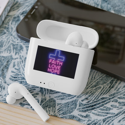 Wireless Earbuds - Faith Love Hope Design