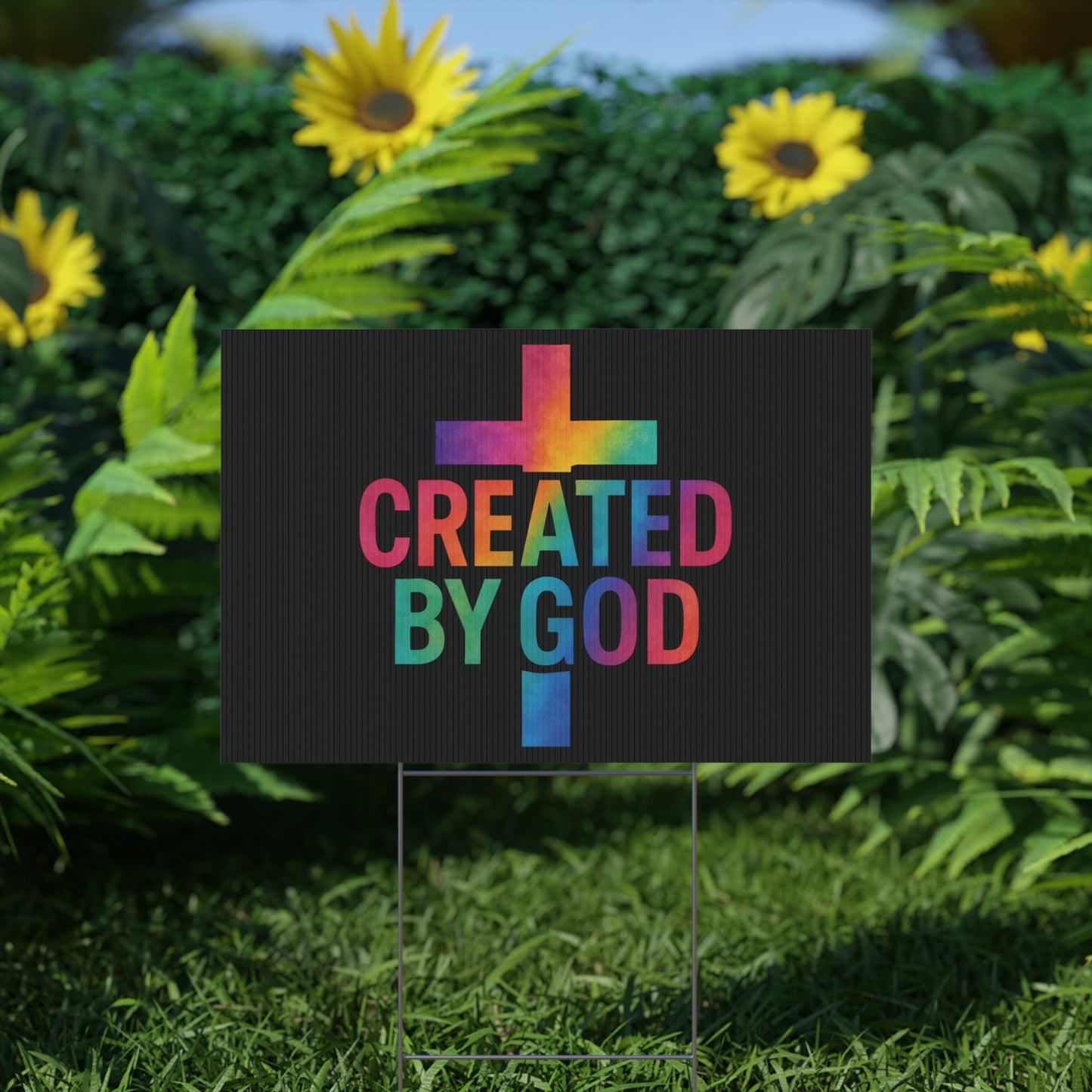 Plastic Yard Sign