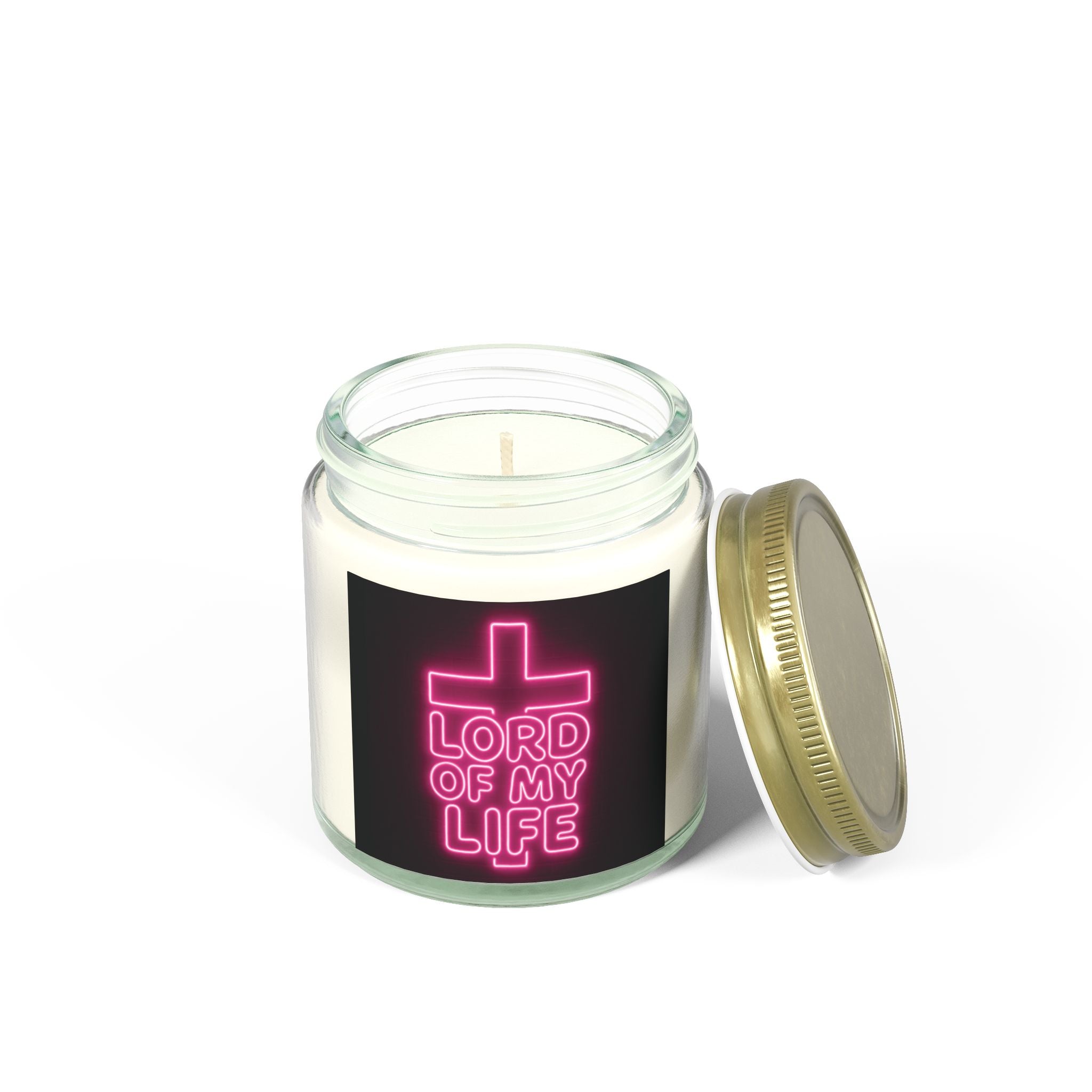 Candle Scented Coconut Apricot Wax Lord of My Life