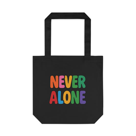 Tote Bag - 'Never Alone with Jesus' Design