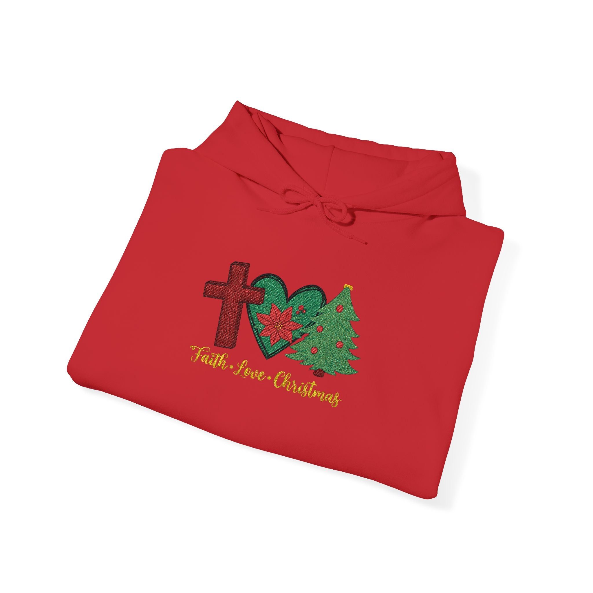 Faith Love Christmas Hoodie — Faith Love Christmas Holiday Sweatshirt