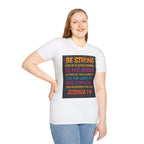 Bible Verse Softstyle T-Shirt Joshua 1:9