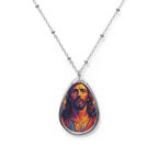 Necklace Jesus Oval