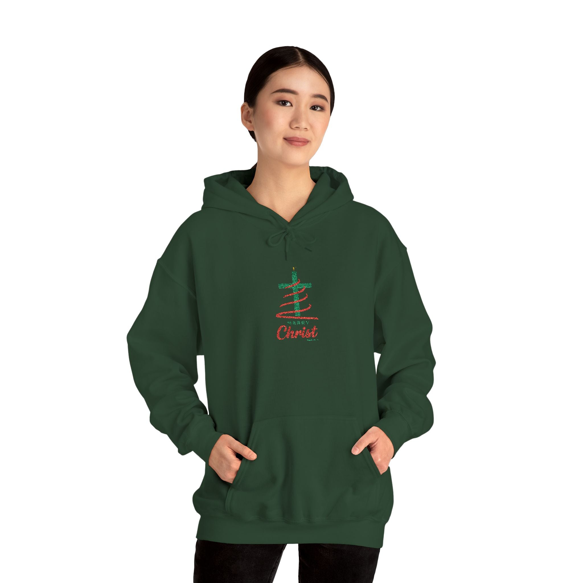 Merry Christ mas Hoodie — Festive Holiday Christmas Sweatshirt