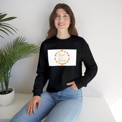 Floral God Is Good Sweatshirt